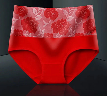 Cotton high waist, thin abdomen, hygroscopic antibacterial underwear