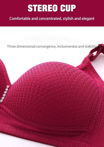 🔥Plus Size Bra Women Underwear Wire Free Comfort Soft Breathable🔥