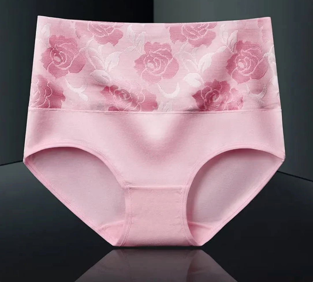 Cotton high waist, thin abdomen, hygroscopic antibacterial underwear